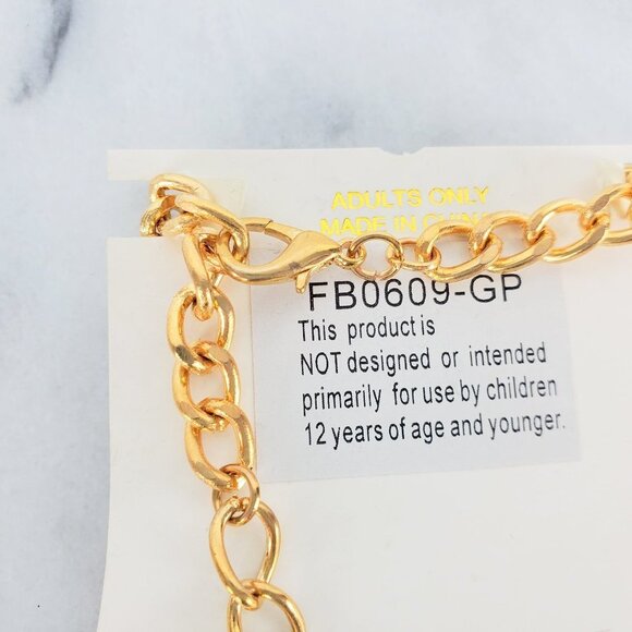 Festival Gypsy Hand Chain Crystal Bracelet - Picture 5 of 6